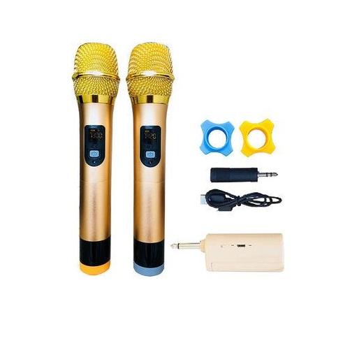 Bộ 2 micro Karaoke không dây ZANSONG S28 (nhiều màu) Hỗ trợ các thiết bị có jack cắm 3.5mm và 6.5mm