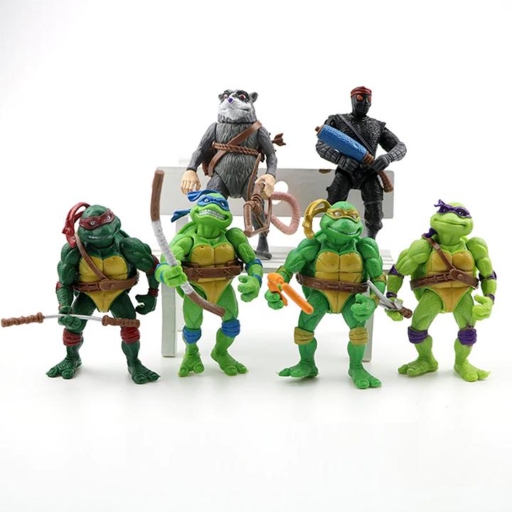 [HCM]Bộ 06 Mô Hình Đồ Chơi Ninja Rùa - Ninja Turtle 12cm