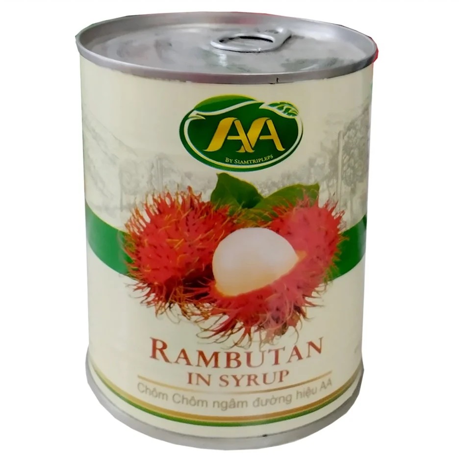 [AA] CHÔM CHÔM đóng hộp hiệu AA - hộp 565g