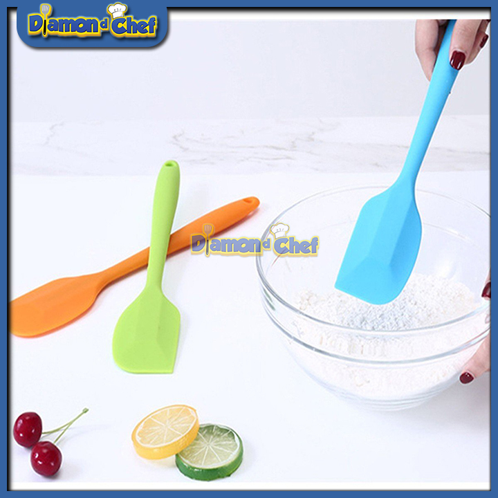 Cây vét bột silicon đúc màu sắc 21cm (phới silicon)