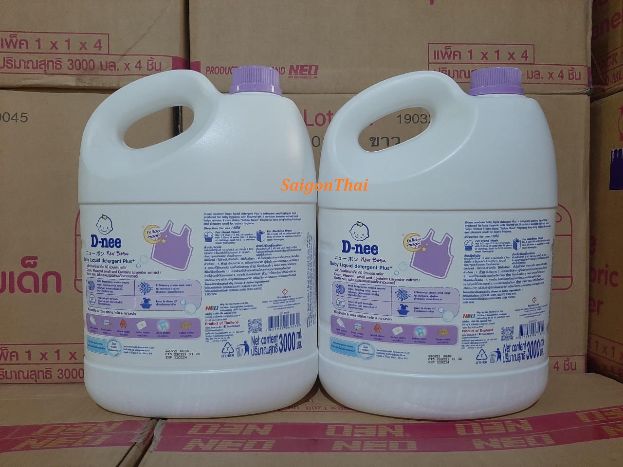 Nước Giặt Dnee hàng Thái Lan 2800ml (2.8 lít) - Tím
