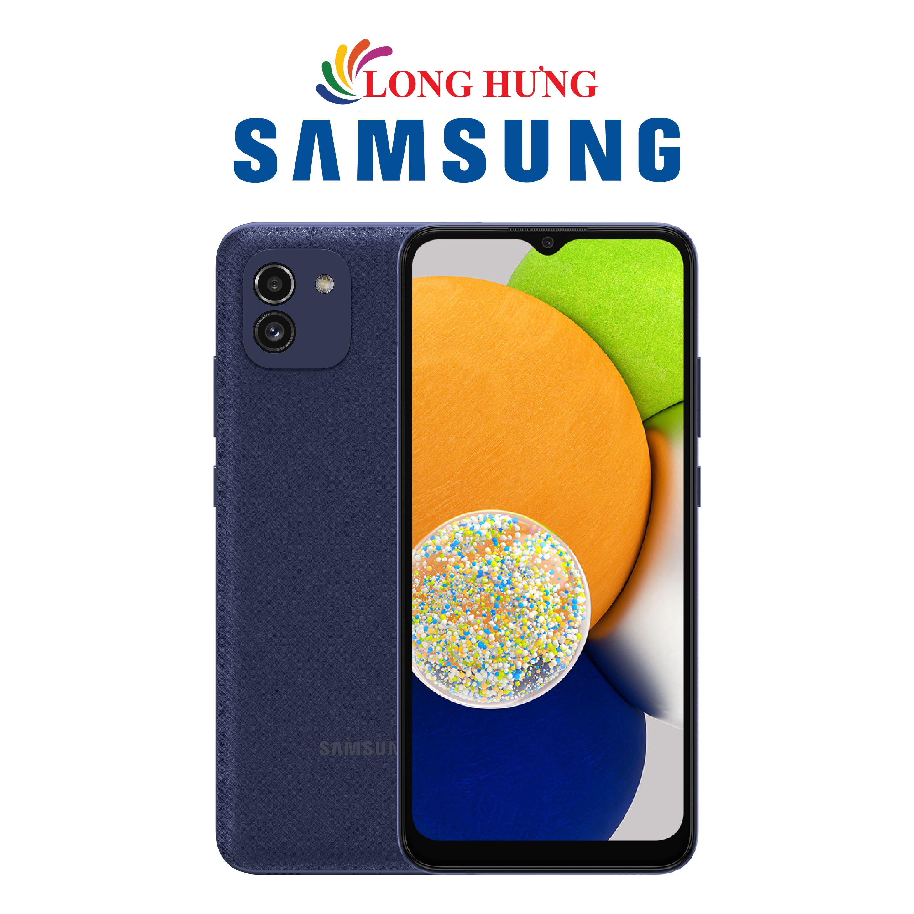 Điện thoại Samsung Galaxy A03 (3GB/32GB) - Hàng chính hãng - Màn hình LCD sắc nét, dung lượng pin lớn, camera lên đến 48 MP