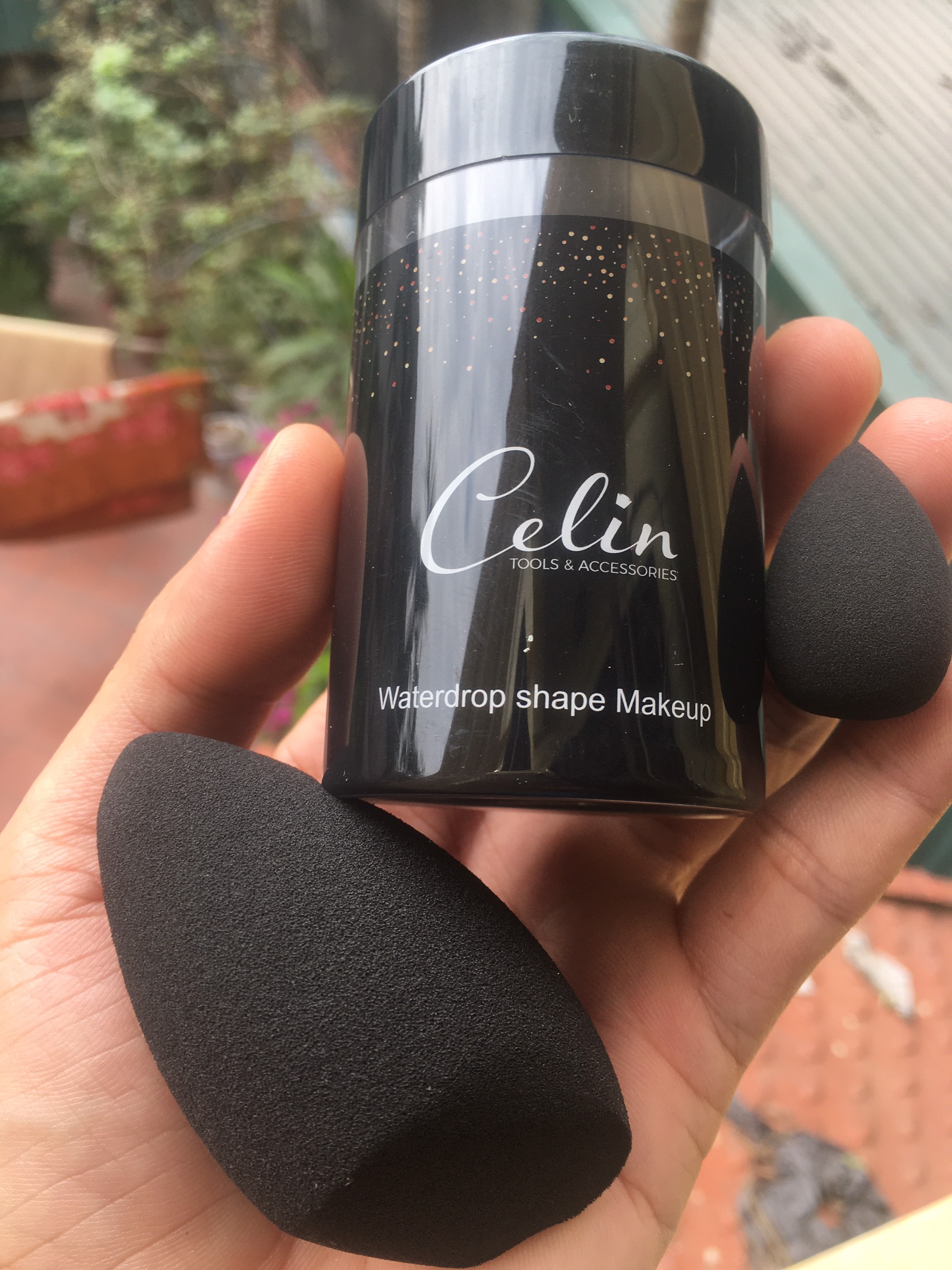 Hộp bông mút Celin 3 món cực mềm mại ăn phấn