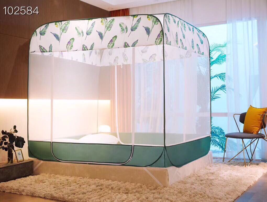 Màn khung tự bung đỉnh vuông cao cấp hàng nhập khẩu (1,8m x 2m)