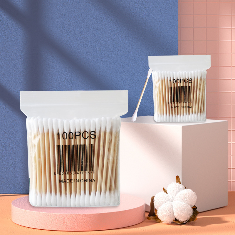 Cotton swabs, 100 pieces/bag