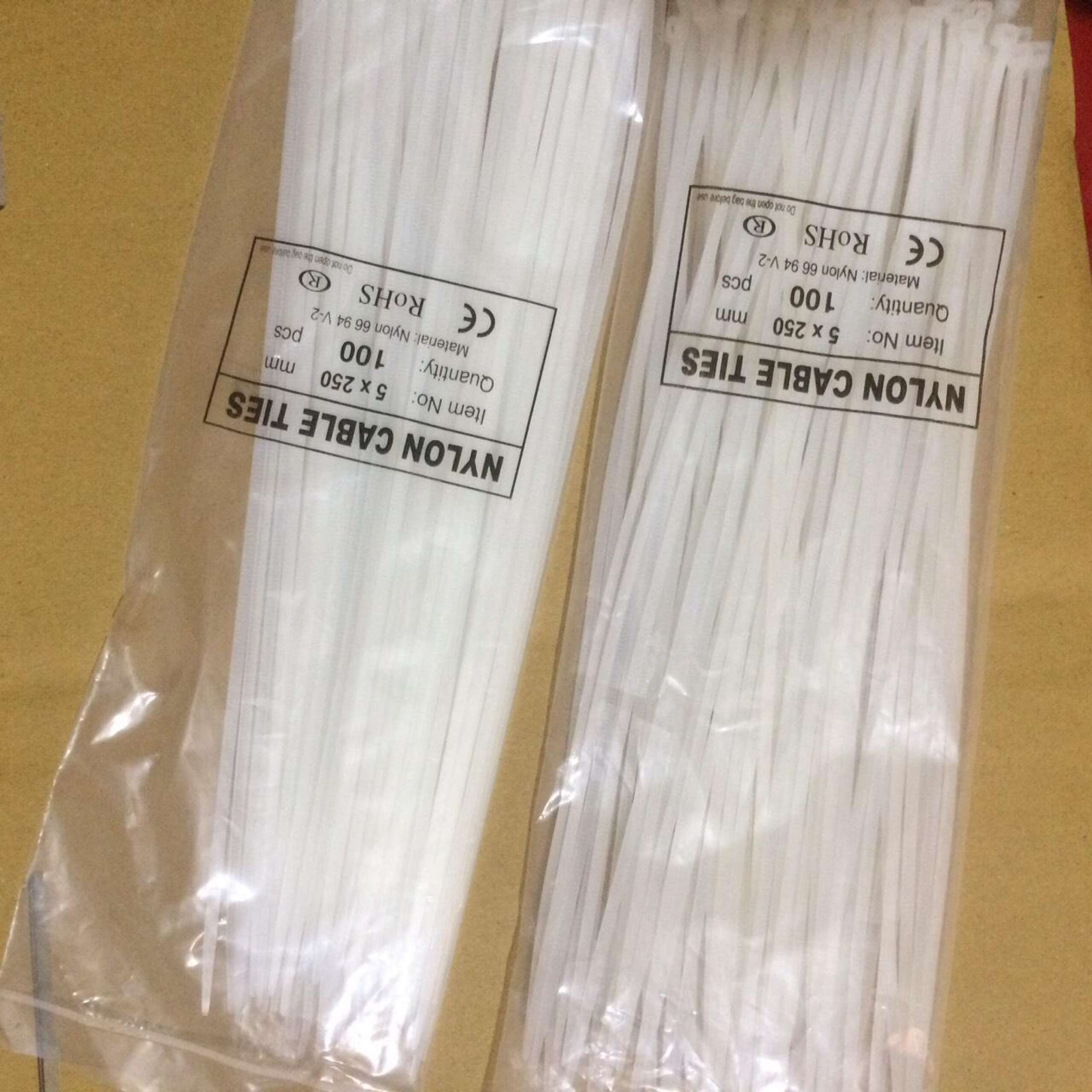 Dây rút nhựa loại dài 250mm combo 2 bịch