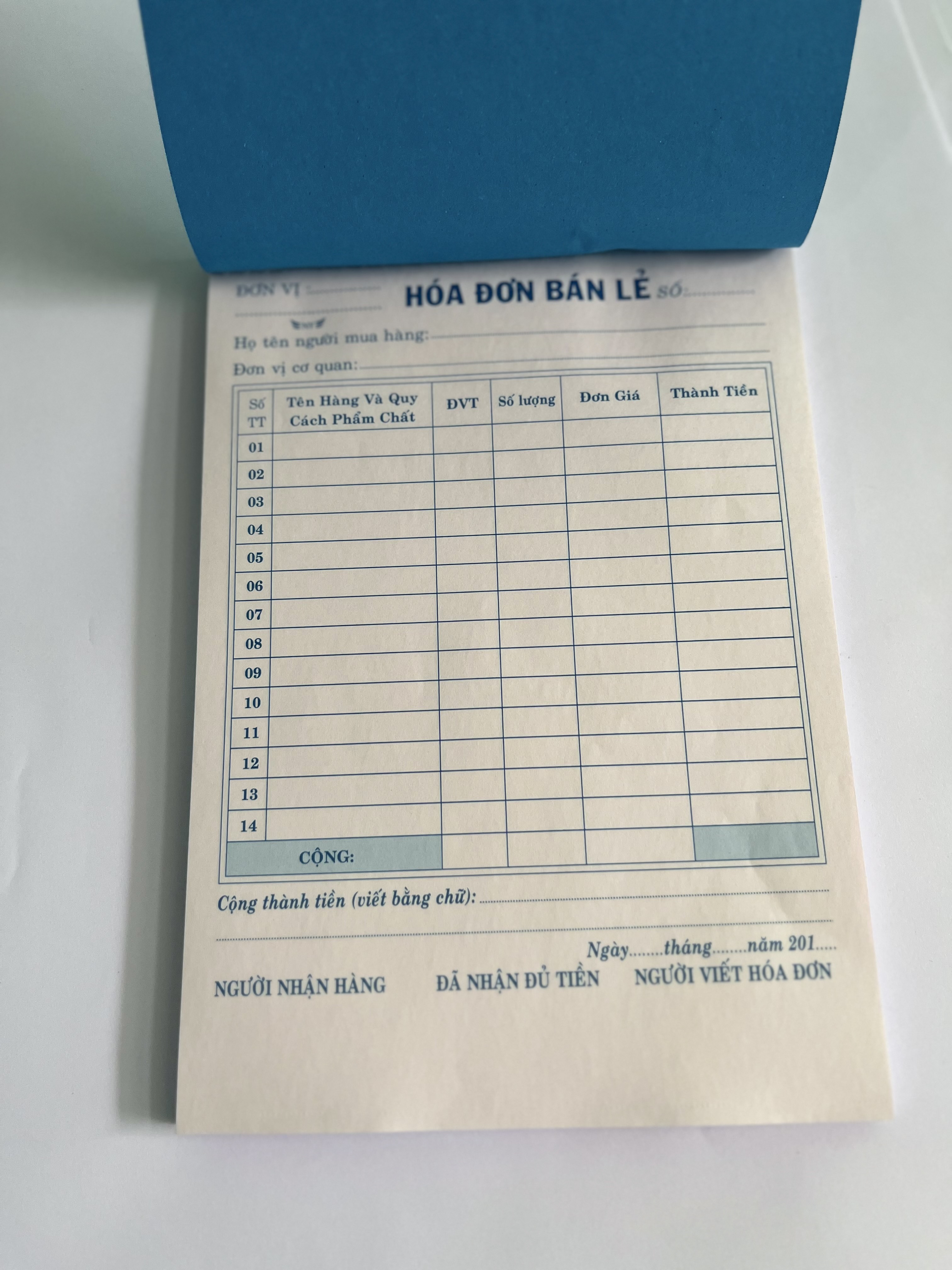 HÓA ĐƠN BÁN LẺ
