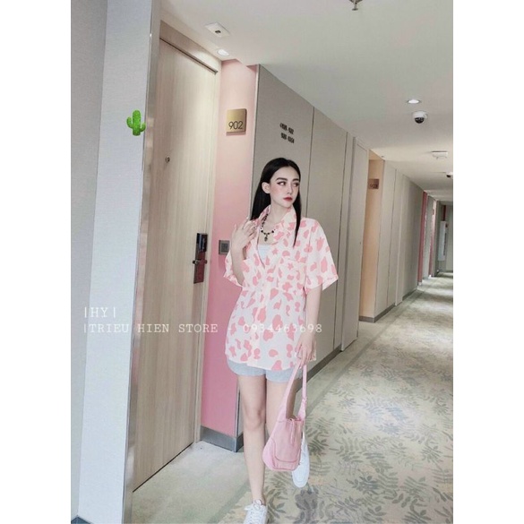 💥 Áo sơ mi bò sữa xịn xò chất Kate lụa , Size< 60kg
