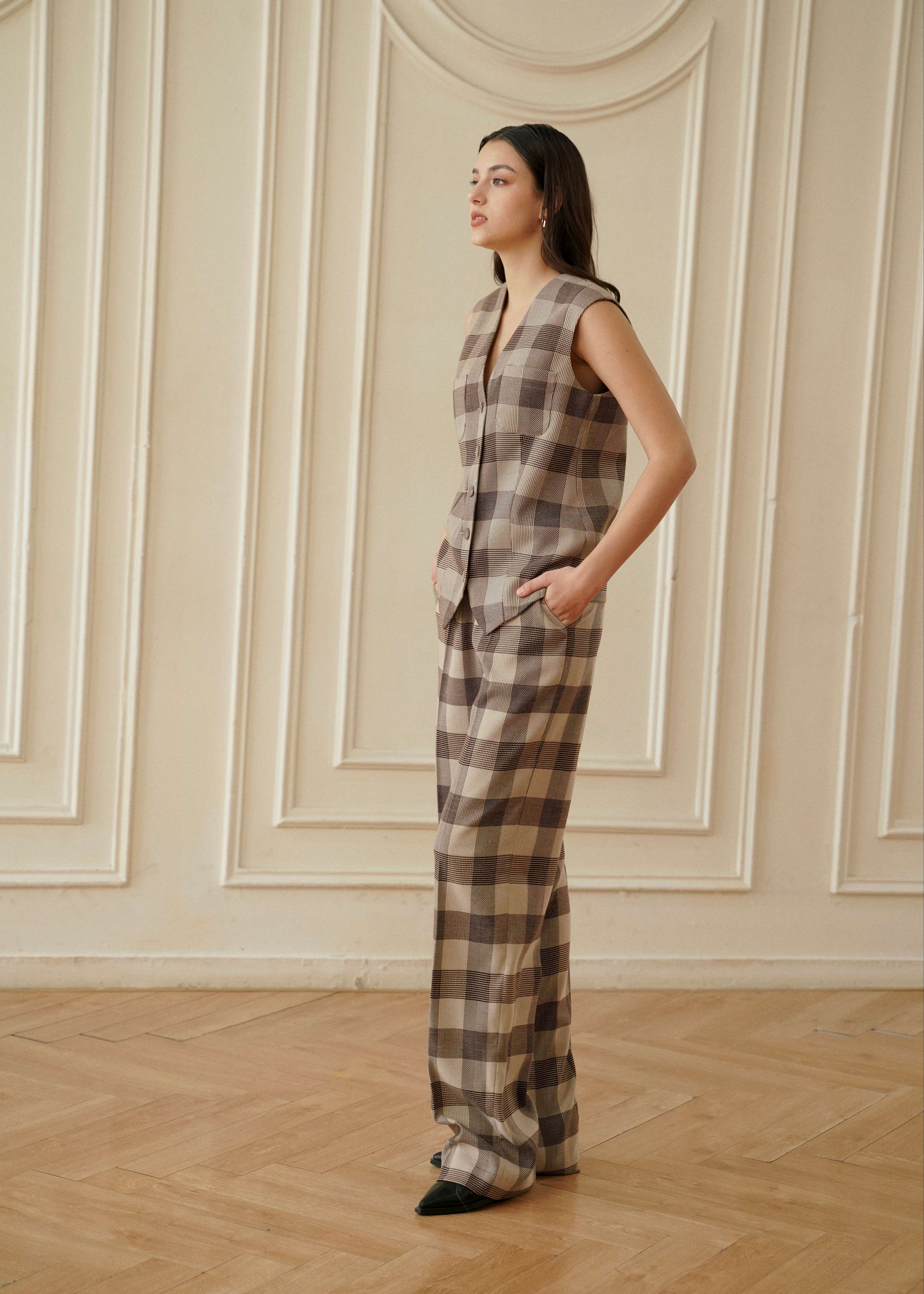 KAELA TROUSERS - QUẦN ÂU ỐNG SUÔNG