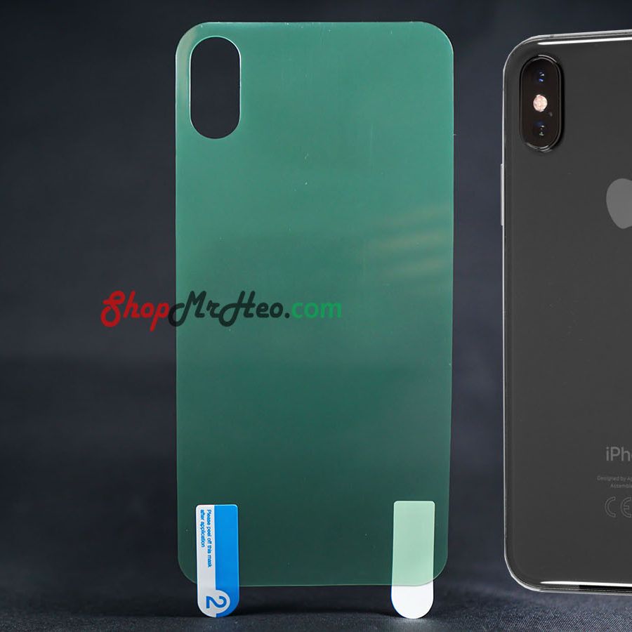 Dán Dẻo PPF Full Mặt Sau Lưng Iphone X - Iphone Xs - Iphone XS Max - Iphone XR - Có loại trong suốt và loại nhám chống vân tay