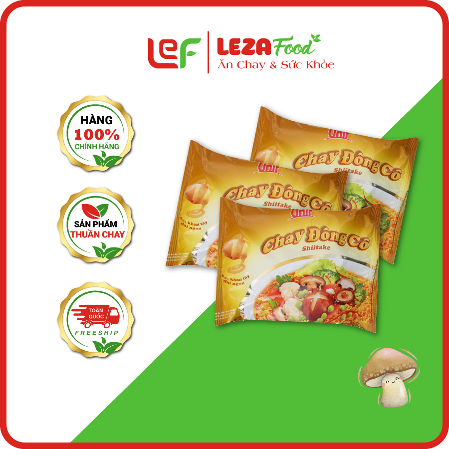 Mì unif chay nấm đông cô 80g