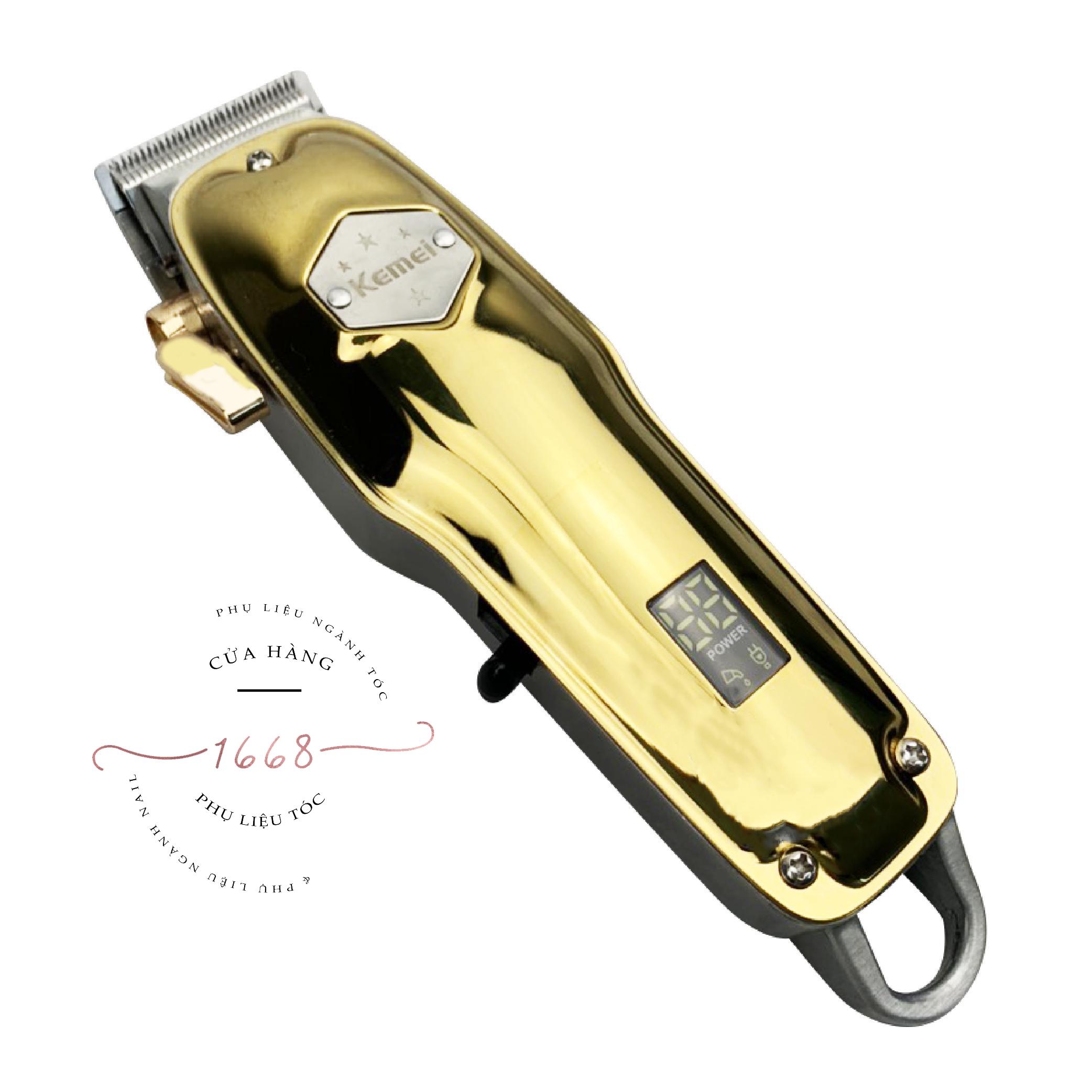 TÔNG ĐƠ CẮT TÓC CAO CẤP KHÔNG DÂY KEMEI 1984 MÀU GOLD