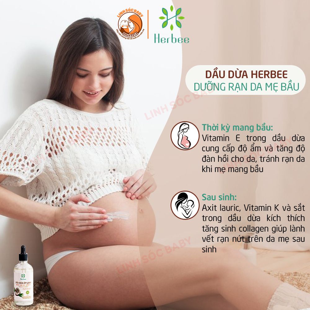 Dầu Dừa Ép Lạnh Tinh Khiết Herbee