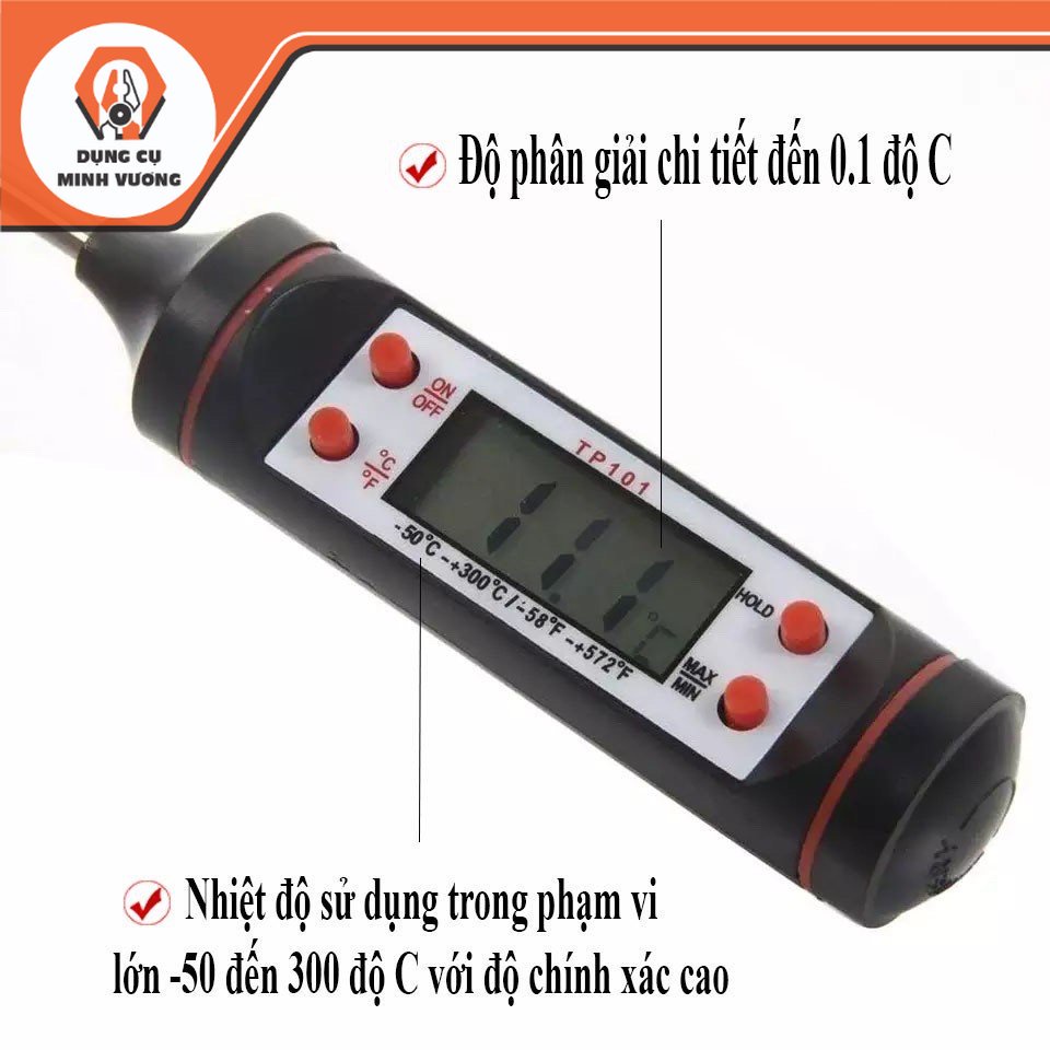 Nhiệt kế chất lỏng đo nhiệt độ nước, sữa