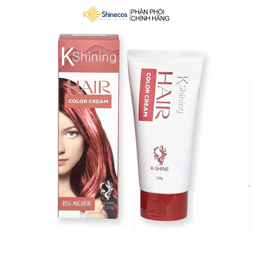 Tự tay thay đổi màu sắc cho mái tóc của mình một cách dễ dàng và tiết kiệm hơn với thuốc nhuộm tóc tại nhà dạng kem K-Shinning Hair Color Cream 120g. Sản phẩm không chỉ thân thiện với da đầu, mà còn mang lại cho tóc màu sắc và bóng khỏe tự nhiên.
