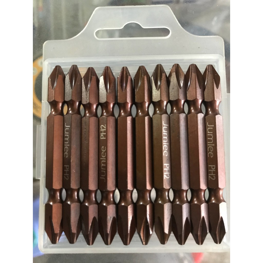 Mũi Bắn Vít 2 Đầu Thép Xịn PH2 Dài 65mm