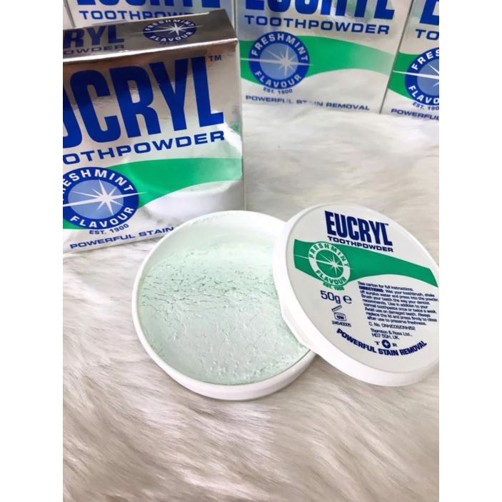 Sản Phẩm Tẩy Trắng Răng Anh Quốc Eucryl Freshmint