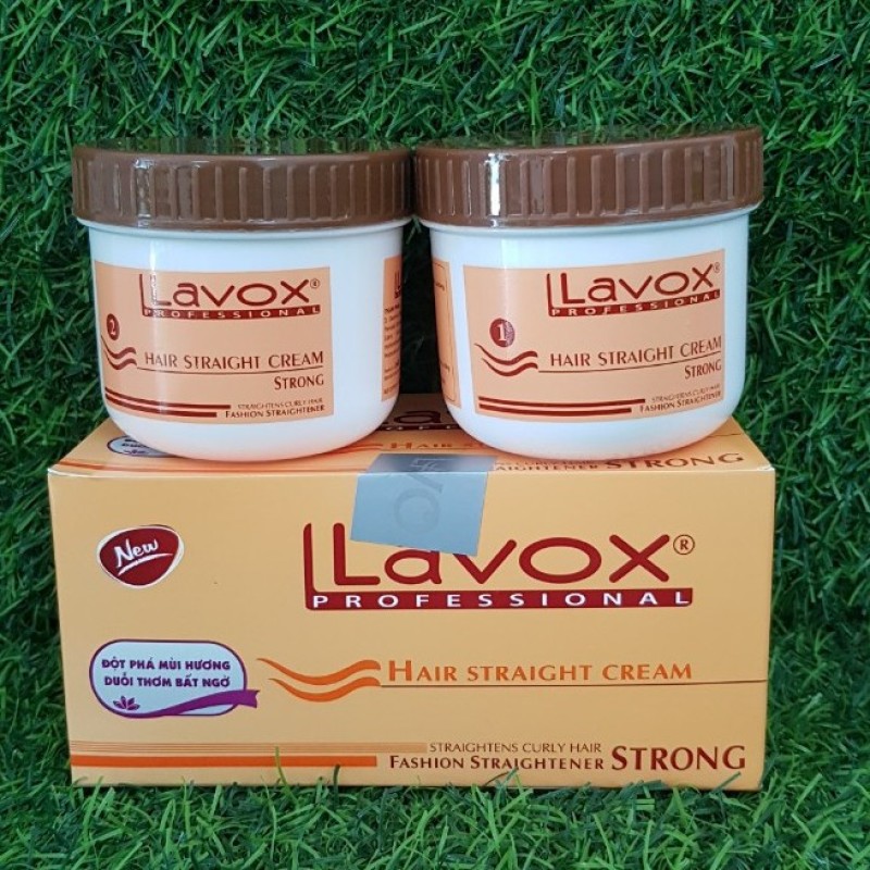 Bộ 2 hủ Thuốc duỗi tóc dành cho tóc khỏe Lavox new 500ml giá rẻ