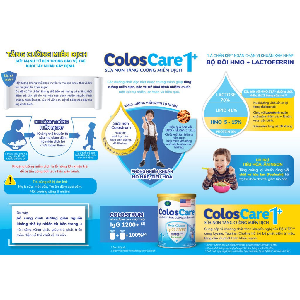 Sữa Bột Nutricare Coloscare 0+ 800G