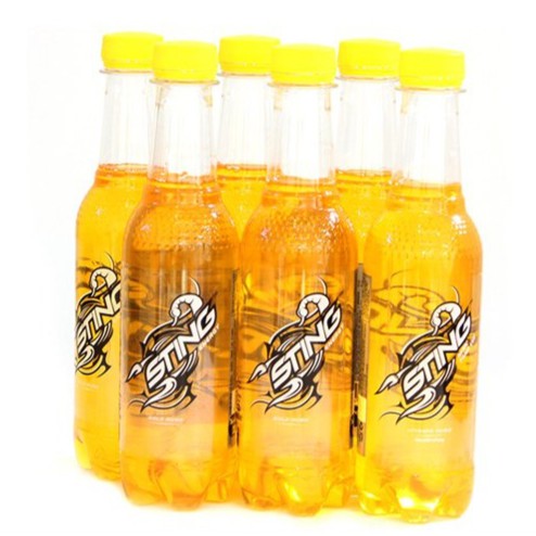 Lốc 6 chai nước tăng lực Sting vàng