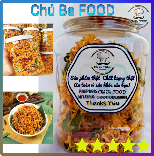 BÁO GIÁ Khô Gà Lá Chanh Thầy Giáo Ba | Shopee Lazada Sendo Tiki mới nhất 14 500G🐓Khô Gà Lá Chanh🐓 Chú Ba FOOD | Gà Tươi - Ức gà, Ngon, Chất lượng