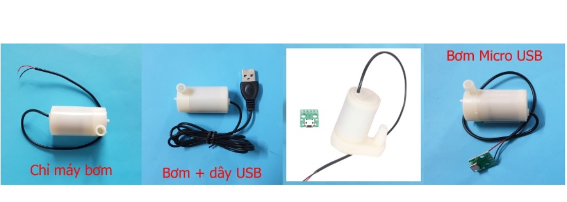 Máy bơm chìm mini 3-5v