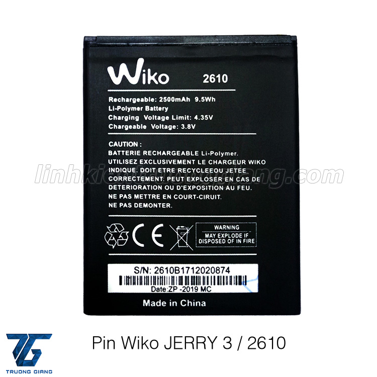 PIN WIKO JERRY 3 / SUNNY 4 PLUS / 2610
