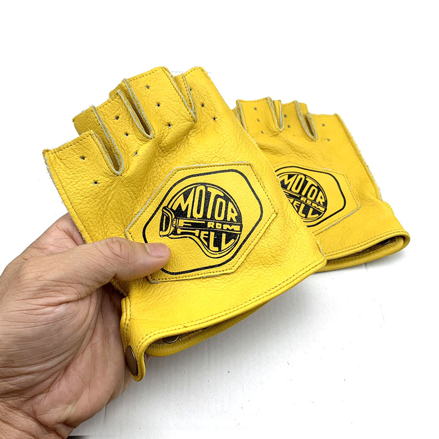 Găng Tay Da Cụt Ngón [ Motor ] Sành Điệu [ 1 Đôi ]