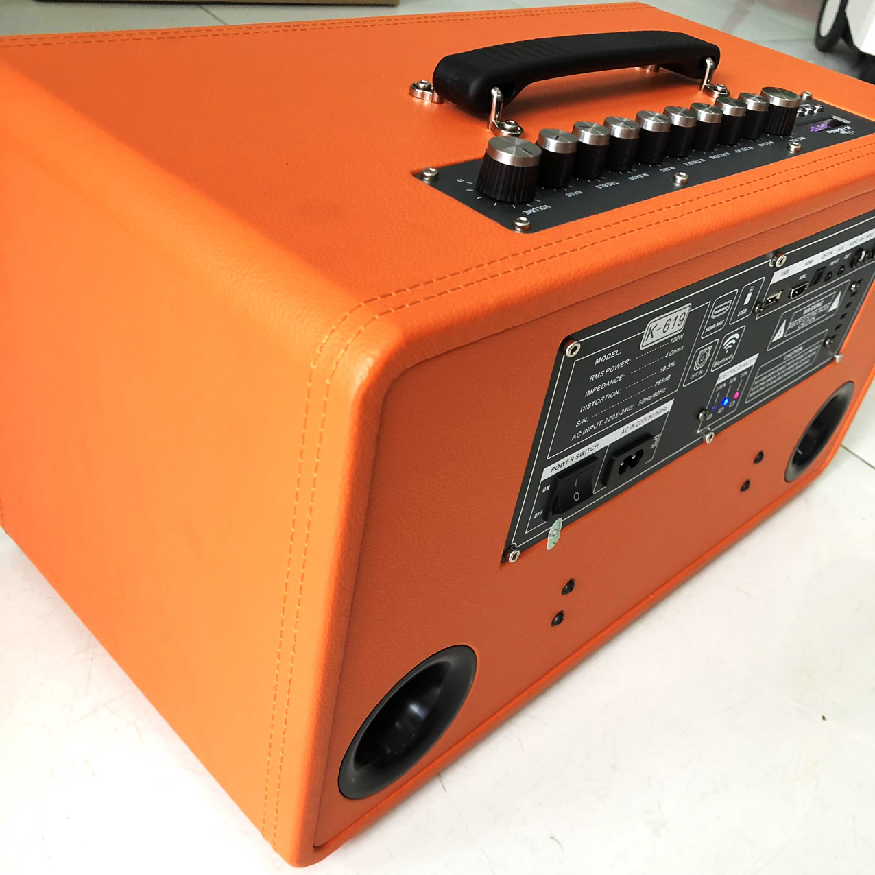 Loa bluetooth hát karaoke, kèm 2 mic bao to bao hay