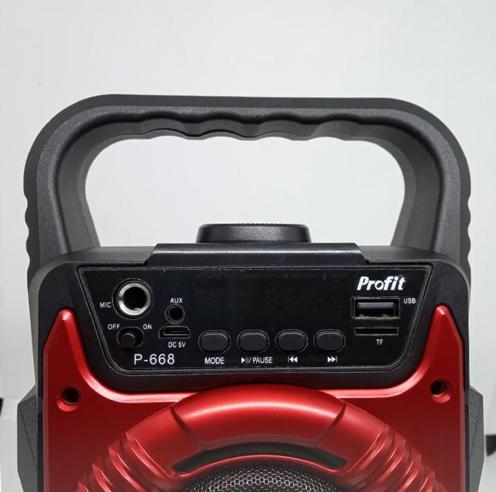 LOA BLUETOOTH KARAOKE P668 KÈM MICRO CÓ DÂY HÁT CỰC HAY