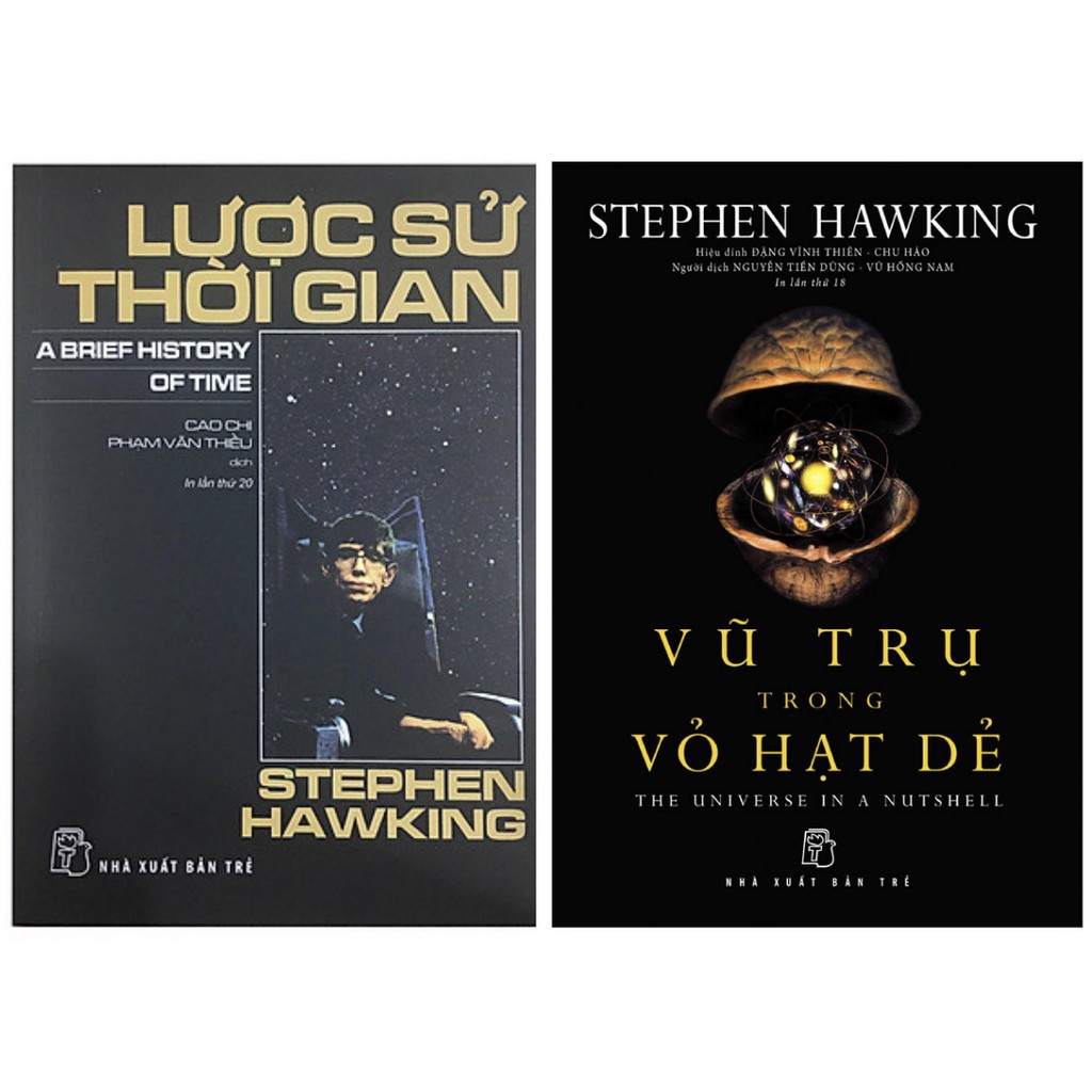 Sách - stephen hawking - vũ trụ trong vỏ hạt dẻ + lược sử thời gian