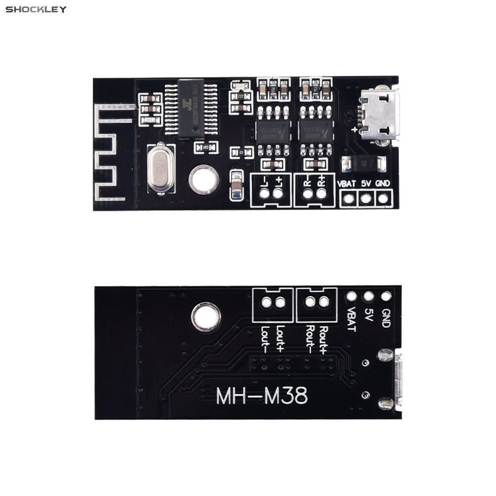 Shockley MH-MX38 5V/3.7V-4.2V wireless Bluetooth 5.0 audio module with built-in 5W+5W power amplifier