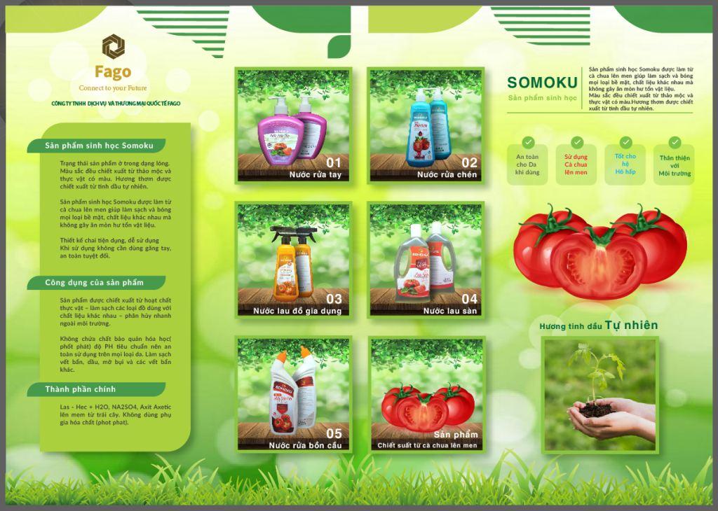 Nước lau sàn sinh học Somoku