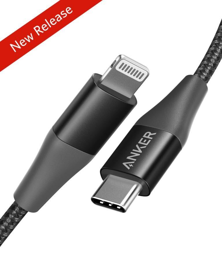 Cáp Dù Anker PowerLine+ II UsbC to Lightning 0,9m