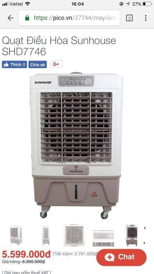 QUẠT ĐIỀU HOÀ SHD7746