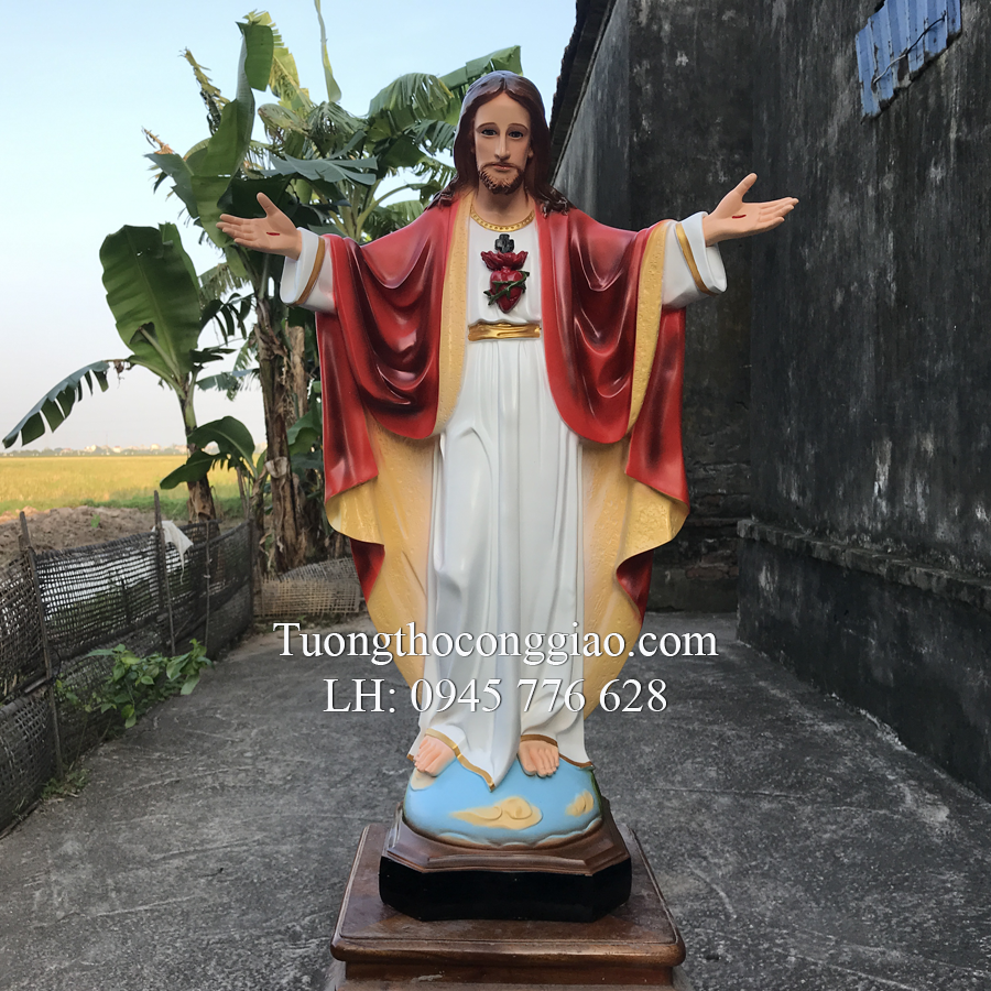 Tượng Chúa Kito Vua 80cm composite