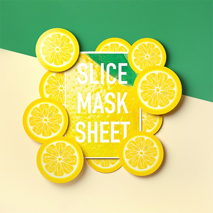 Mặt Nạ Lát Chanh Kocostar KOCOSTAR’s Lemon Slice Mask Sheet