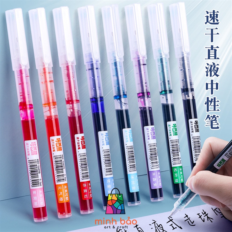 Bút nước giá rẻ màu tươi sáng, không đứt mực