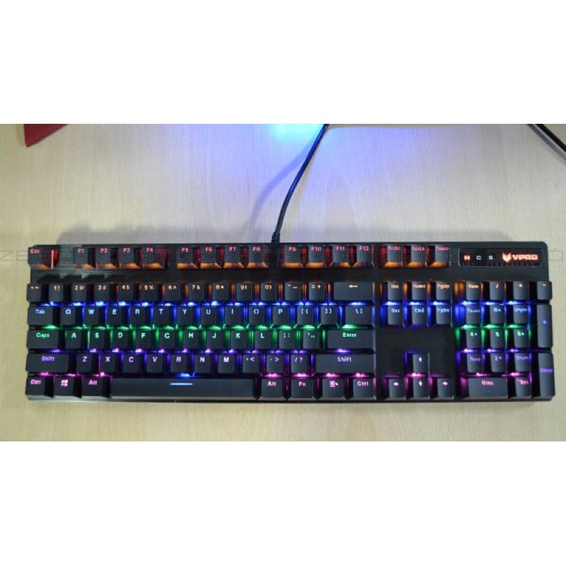 [HCM]Bàn phím chuyên game cơ thiệt Rapoo V500se