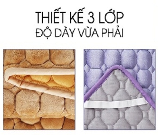 (FreeShip MAX) Thảm Nhung Trải Giường Màu Đông 1m2x1m9