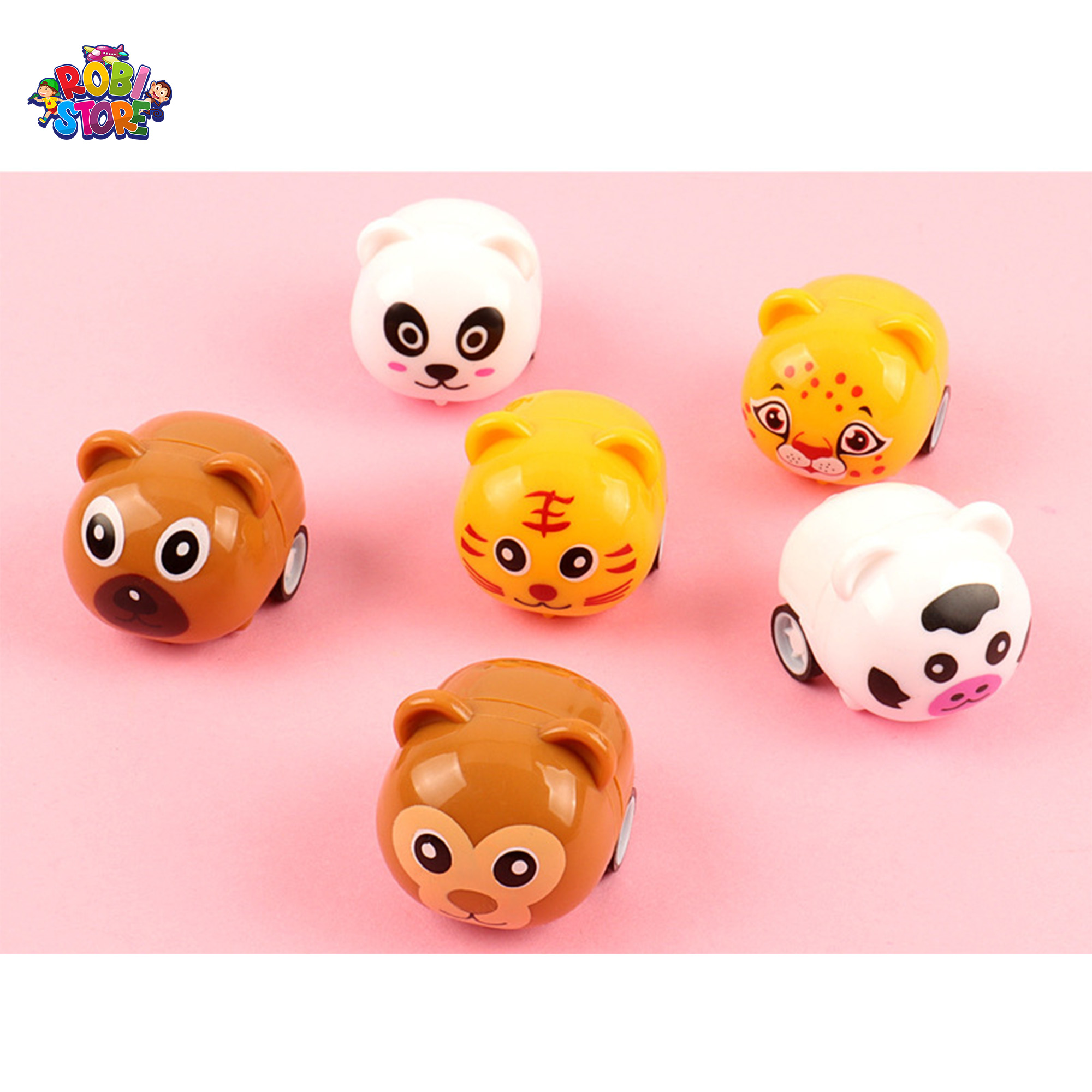 Đồ chơi Xe thú mini chạy cót, dễ thương, đáng yêu cho bé