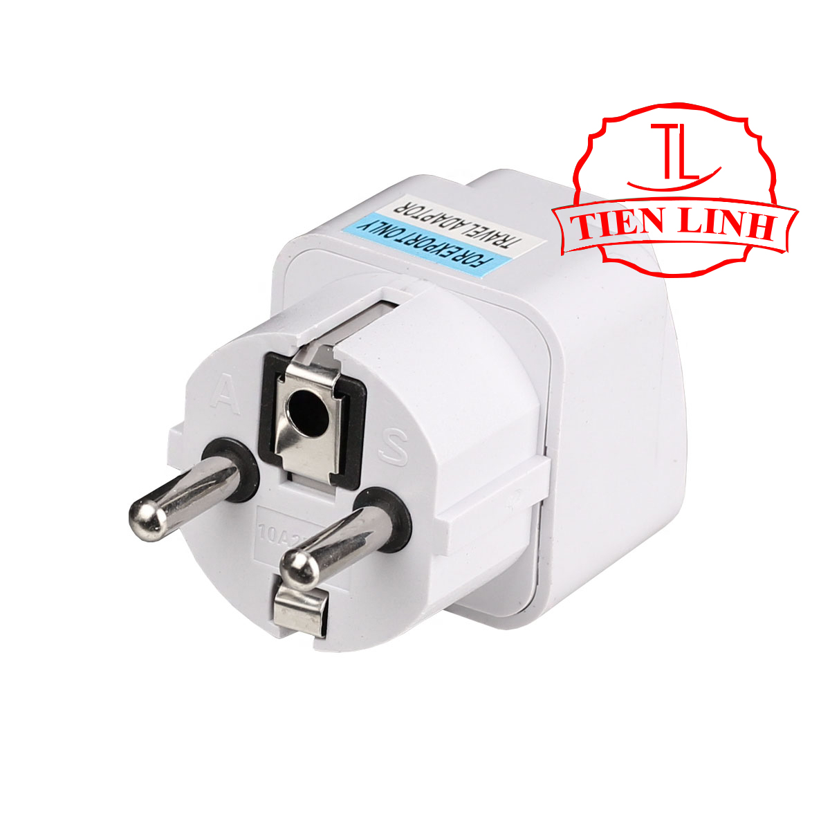 Phích cắm chuyển 2 chấu sang 3 chấu từ 0 - 250V tiện dụng