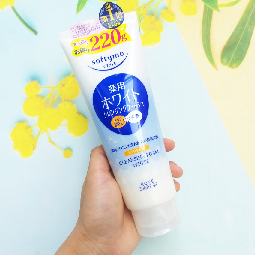 [HCM]Sữa rửa mặt Kose Softymo Cleansing Gel White 210g