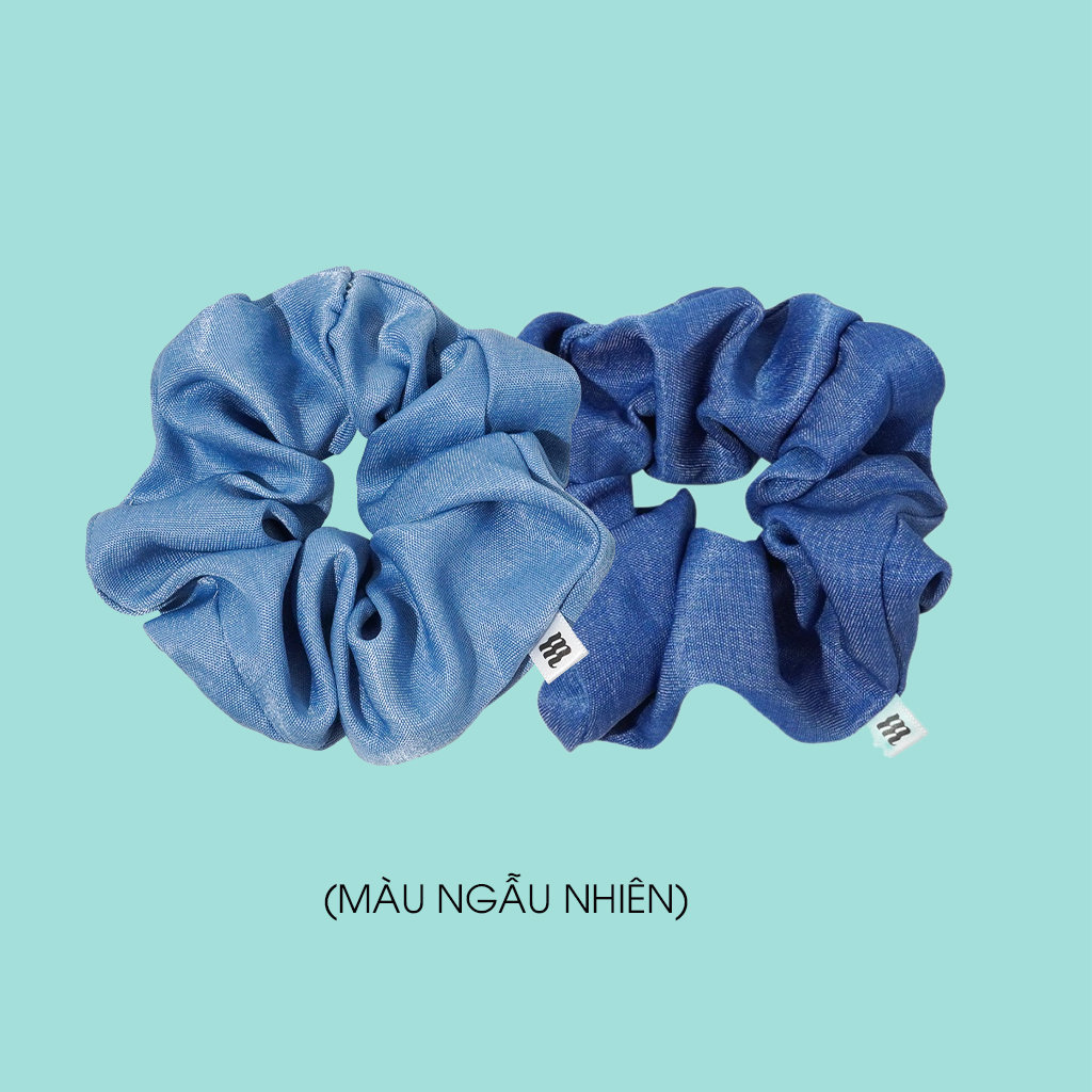 [HB GIFT] Merzy Dây Buộc Tóc Scrunchies Jean (HÀNG TẶNG KHÔNG BÁN)
