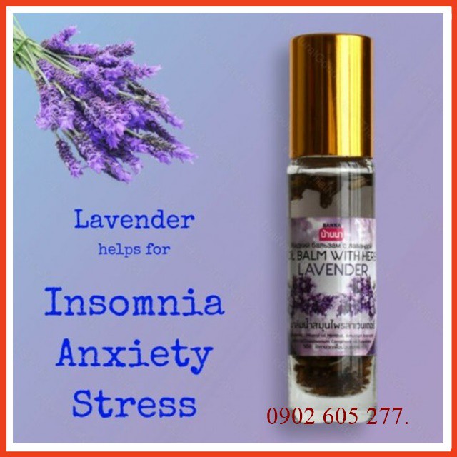 [Combo]12 Dầu Lăn Chanh, Sả, Bạc Hà, Lavender Thái Lan 8ml