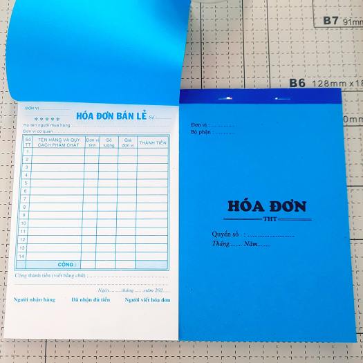 HOÁ ĐƠN 2 LIÊN A5 15x21 50 BỘ (H)