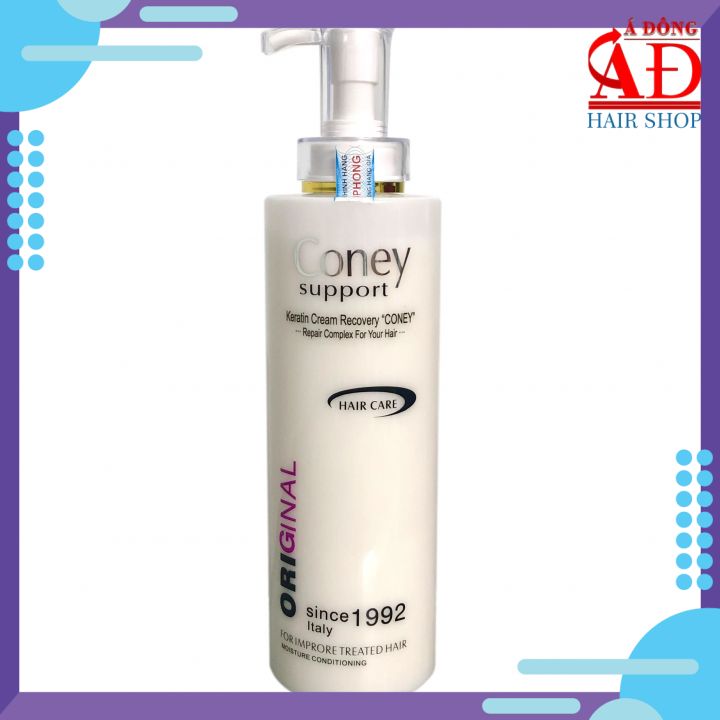 Kem hấp ủ keratin coney phục hồi tóc hư tổn mềm mượt chắc khỏe tóc 730ml