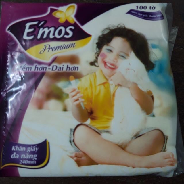 Khăn giấy Emos 100 tờ