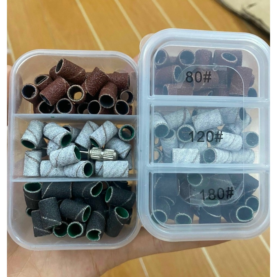 Đầu Mài Nhám Mịn Hộp Mài Móng Nail