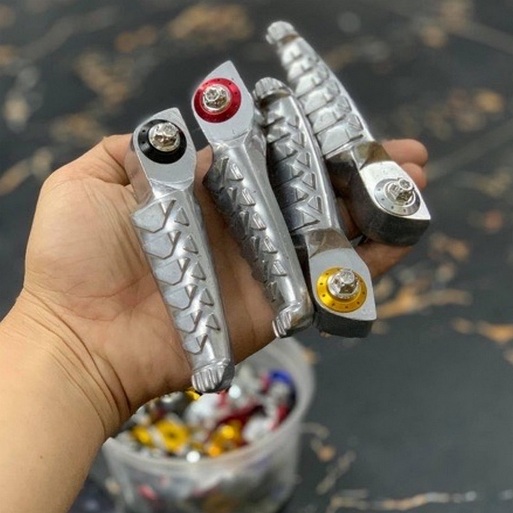 [  MÀU LAM ] COMBO 10 LÔNG ĐỀN NHÔM CNC LỖ 6 LY GẮN ỐC KIỂNG LÊN XE CỰC ĐẸP NTASHOP